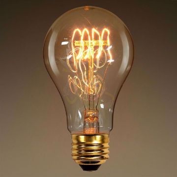 Edison A60 szénszálas dekor izzó 40W teljesítménnyel