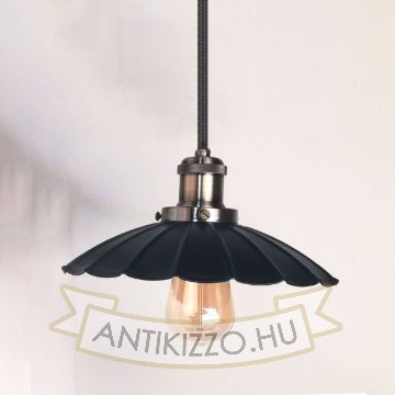 antik-fuggesztek-lampa-matt-fekete-antik-bronz-szin-hullamos-buraval