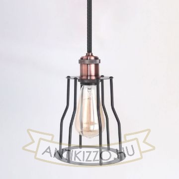 antik-fuggesztek-lampa-matt-fekete-antik-vorosrez-szin-ipari-raccsal
