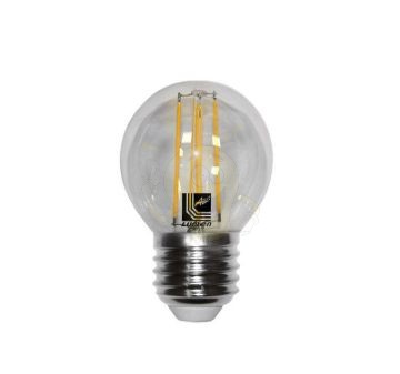 LED filament dekor izzó G45 – E27 – 4W – 480 lm