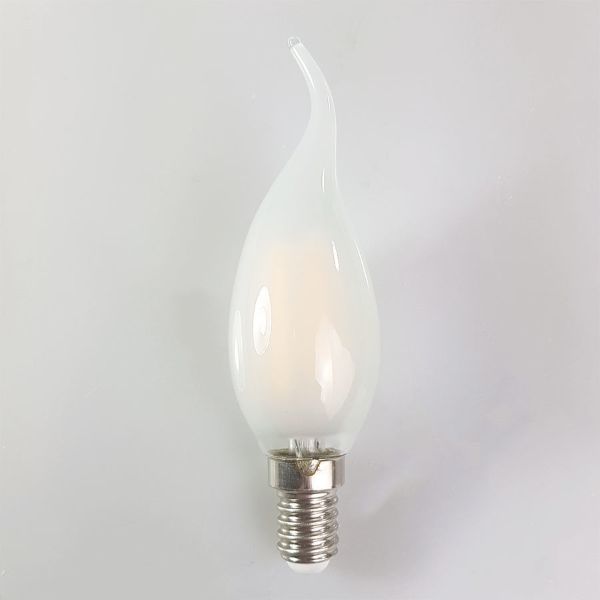 LED opál filament dekor izzó - C35L - 6 watt