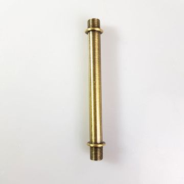 Menetes vegű cső 10cm antik bronz szín