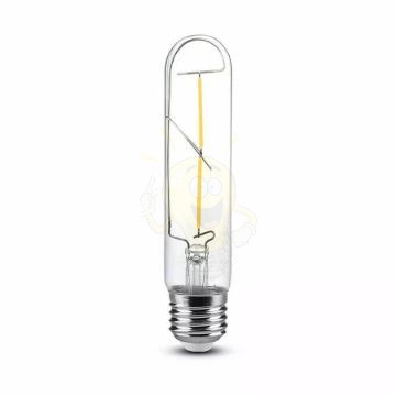 Filment dekor izzó - T136 - 2 watt - meleg fehér