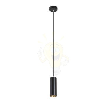 MAVRO DIMM függö lámpa fekete/aranysárga 230V LED 12W 38° 3000K
