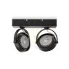 KELLY LED II DIMM fali lámpa fekete 230V LED 2x12W 24° 3000K