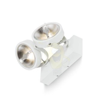 Kép KELLY LED II DIMM fali lámpa fehér 230V LED 2x12W 24° 3000K