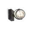 Kép KELLY LED I DIMM fali lámpa fekete 230V LED 12W 24° 3000K