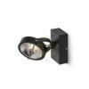 Kép KELLY LED I DIMM fali lámpa fekete 230V LED 12W 24° 3000K