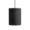 Kép RON 15/20 lámpabúra  Polycotton fekete/fehér PVC  max. 28W