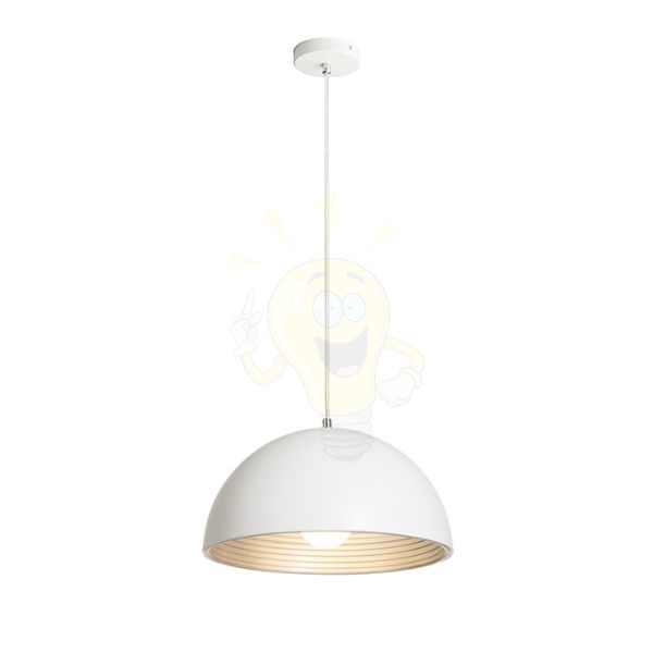 CARISSIMA 40 függő lámpa matt fehér/ezüstszürke  230V LED E27 15W