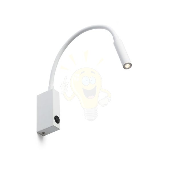 Kép EKE fali lámpa fehér 230V LED 3W 60° 3000K