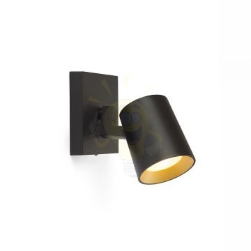 KENNY I felületre szerelhető fekete/aranysárga  230V LED GU10 8W