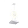 LARISA SQ 30 függő lámpa fehér 230V LED 30W 3000K