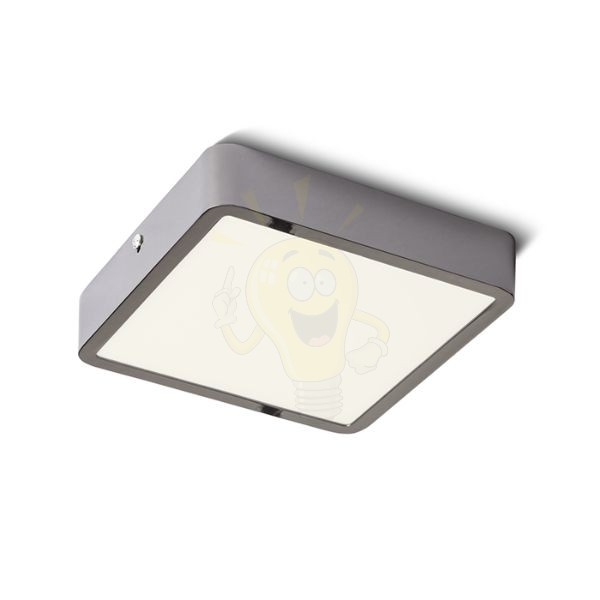 Kép HUE SQ 17 mennyezeti lámpa fekete króm 230V LED 18W 3000K