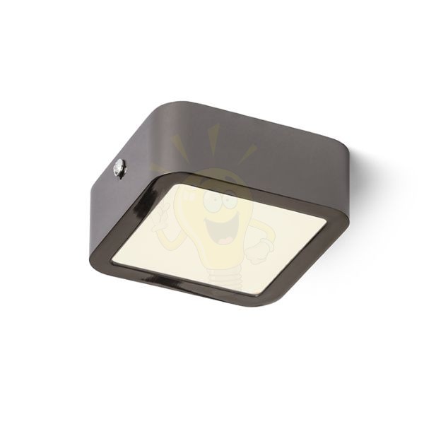 Kép HUE SQ 9 mennyezeti lámpa fekete króm 230V LED 6W 3000K