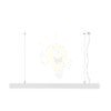 PESANTE 35 függő lámpa eloxált alumínium 230V LED 40W 3000K