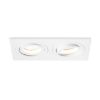 Kép PASADENA GU10 SQ II süllyesztett lámpa fehér  230V LED GU10 2x7W
