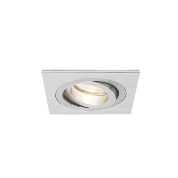 Kép PASADENA GU10 SQ I süllyesztett lámpa  szálcsiszolt alumínium 230V LED GU10 7W