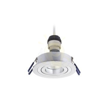 PASADENA GU10 R süllyesztett lámpa  szálcsiszolt alumínium 230V LED GU10 7W