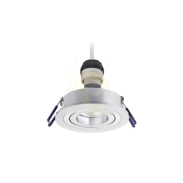 PASADENA GU10 R süllyesztett lámpa  szálcsiszolt alumínium 230V LED GU10 7W