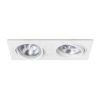 Kép PASADENA G53 SQ II  fehér  230V LED G53 2x15W