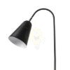 GARBO asztali lámpa fekete króm 230V LED E27 15W