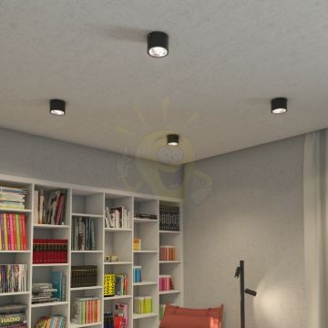 Kép KELLY LED DIMM mennyezeti lámpa fekete 230V LED 15W 45° 3000K