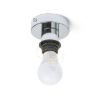 SOLO R mennyezeti lámpa alap  króm 230V LED E27 15W