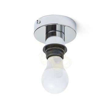 SOLO R mennyezeti lámpa alap  króm 230V LED E27 15W