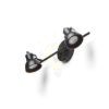 ROSITA II fali lámpa fekete/aranysárga 230V LED GU10 2x9W