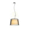 Kép ESPLANADE függő lámpa átlátszó fekete/fehér króm 230V LED E27 15W