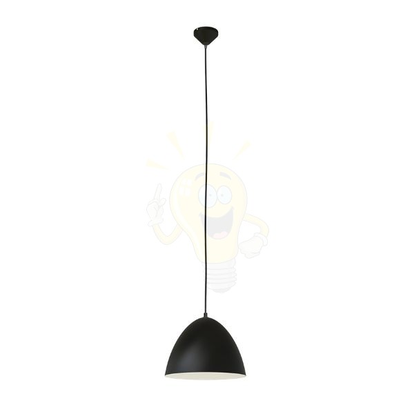 Kép MERYLYN 34 függő lámpa fekete/fehér  230V E27 28W