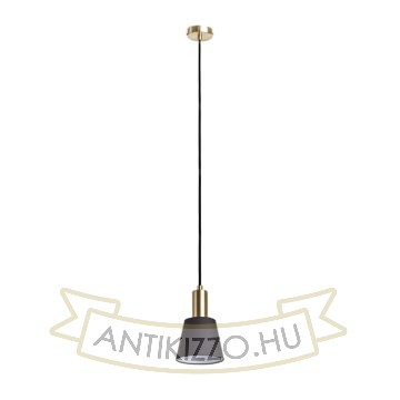 Kép ICAR függő lámpa fekete/aranysárga  230V LED E27 11W