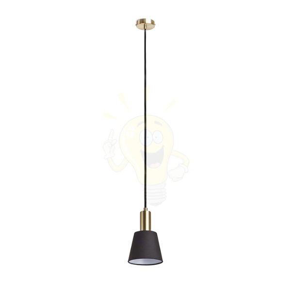 Kép ICAR függő lámpa fekete/aranysárga  230V LED E27 11W
