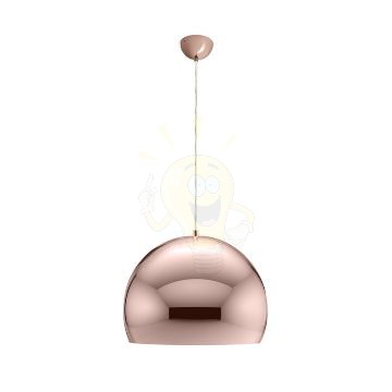 Kép ASTON 30 függő lámpa  réz 230V LED E27 15W