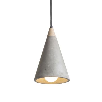 Kép HEIDI függő lámpa  beton/fa 230V LED E27 11W