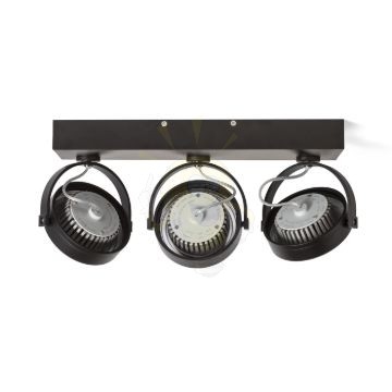 Kép KELLY LED III fali lámpa fekete  230V LED 3x12W 24°  3000K