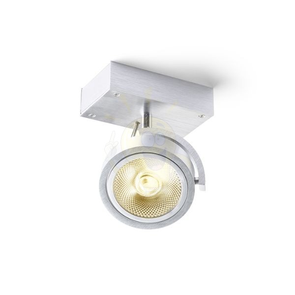 Kép KELLY I fali lámpa  szálcsiszolt alumínium 230V LED G53 15W