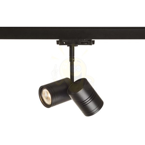 BEEBA II háromfázisú áramkörös sínre fekete  230V LED GU10 2x8W