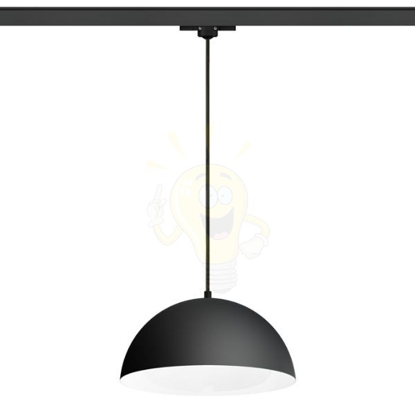 Kép MONROE 30 háromfázisú áramkörös sínre matt fekete/fehér  230V LED E27 11W