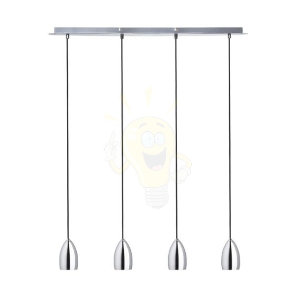 BABADES IV függőlámpa  króm 230V GU10 4x35W