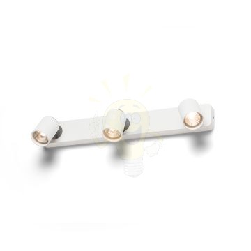 Kép DUGME III fehér/antracitszürke 230V GU10 3x35W