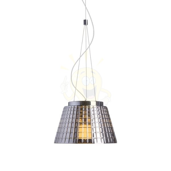 CORONA függő lámpa  krómozott üveg 230V LED E27 15W
