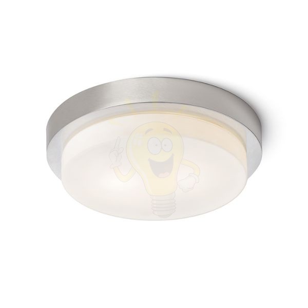 Kép GORRA mennyezeti lámpa  matt nikkel 230V LED E14 2x6W IP44
