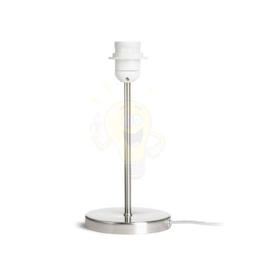Kép NYC asztali lámpatest  matt nikkel 230V LED E27 15W