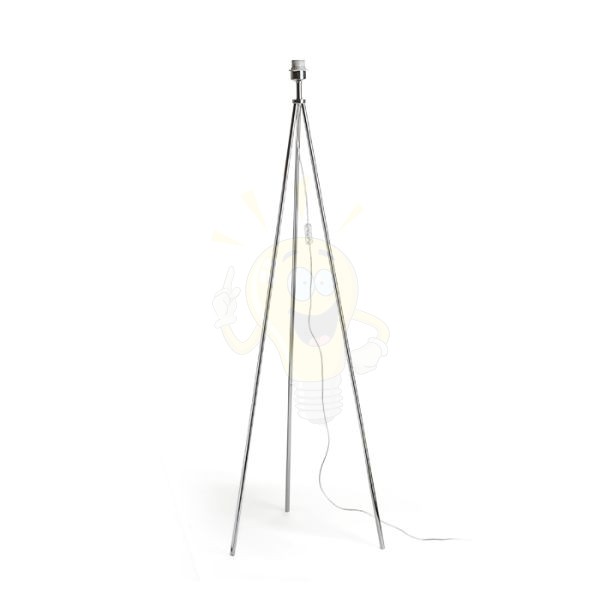 Kép NYC TRIPOD állólámpa talapzat  króm 230V LED E27 15W