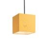 TEMPO 15/15 lámpabúra  Chintz narancssárga/fehér PVC  max. 28W