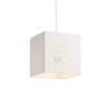 TEMPO 15/15 lámpabúra  Polycotton fehér/fehér PVC  max. 28W