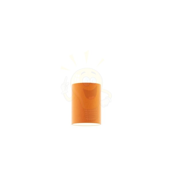 RON 15/20 lámpabúra  Chintz narancssárga/fehér PVC  max. 28W