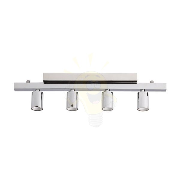 RALLONG IV mennyezeti lámpa alap  króm 230V LED E27 4x15W